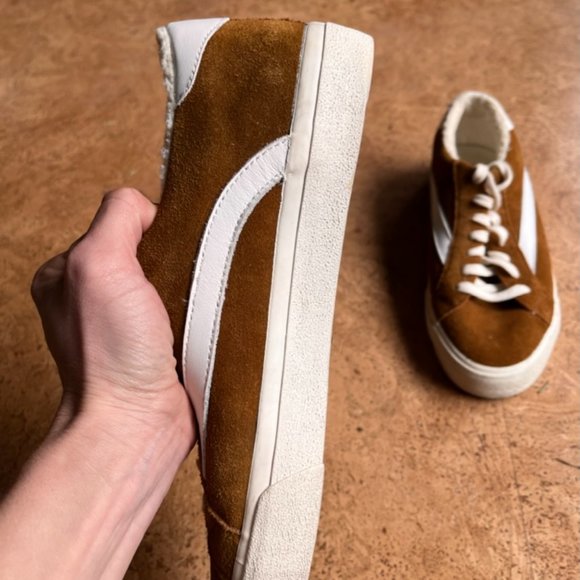 Madewell Sidewalk Low-Top Suede Faux Sherpa Sneaker - Picture 5 of 7
